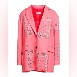 Vicolo pink suit jacket size medium unique